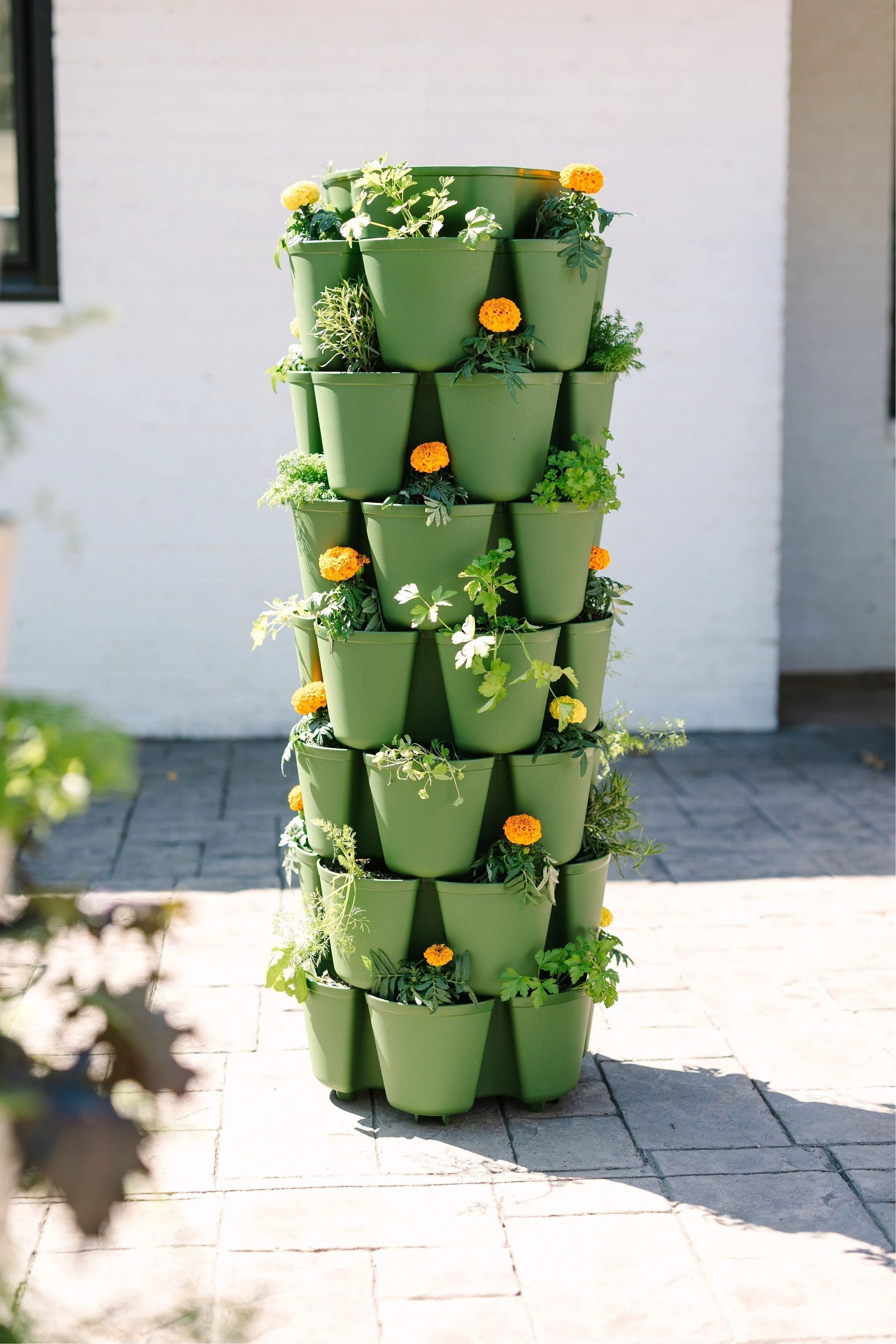 GreenStalk Evergreen 7 Tier Leaf Vertical Planter (Basic Texture) - Image 7