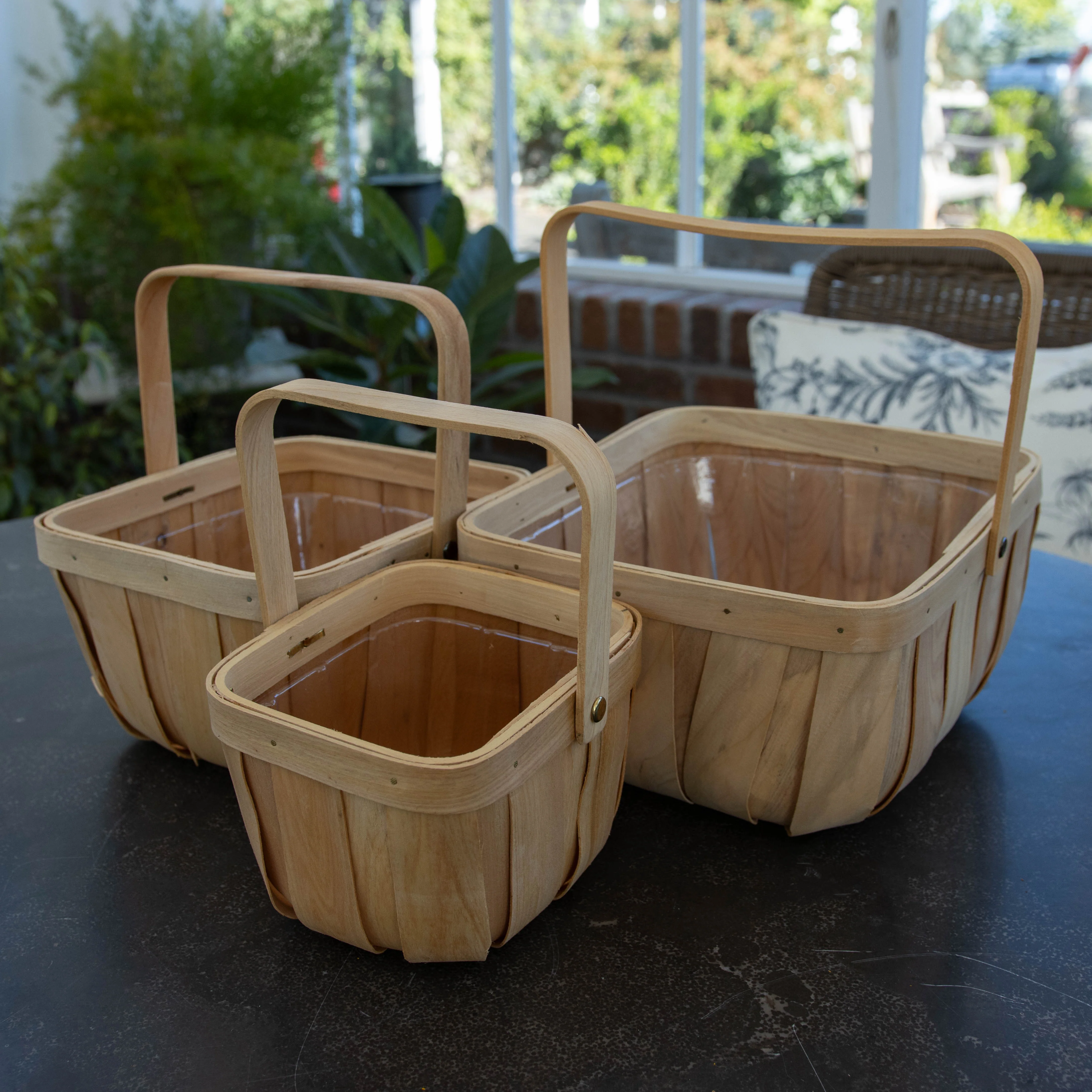 Blond Birch Basket Set - Image 3