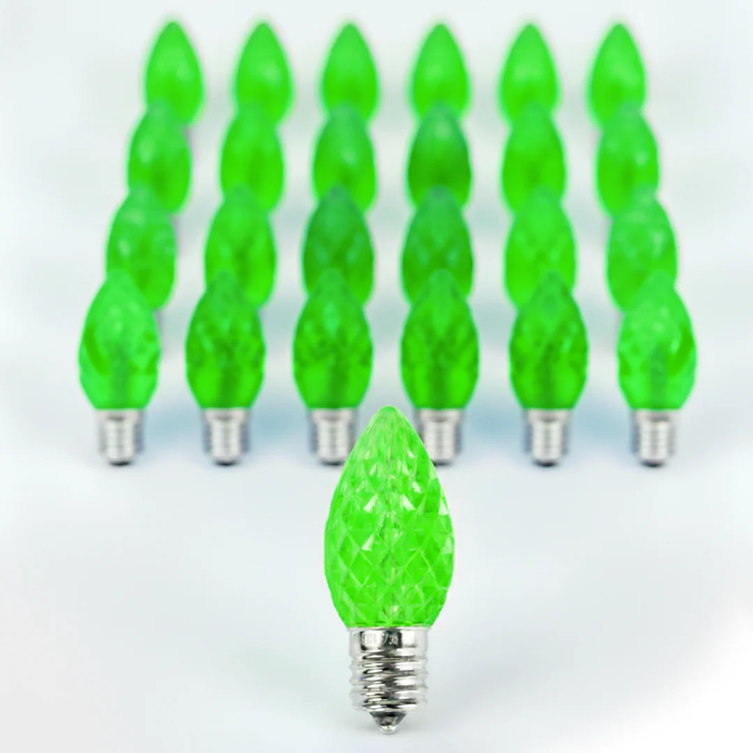 C9 LED Faceted Bulbs (25 Pack) - Image 13