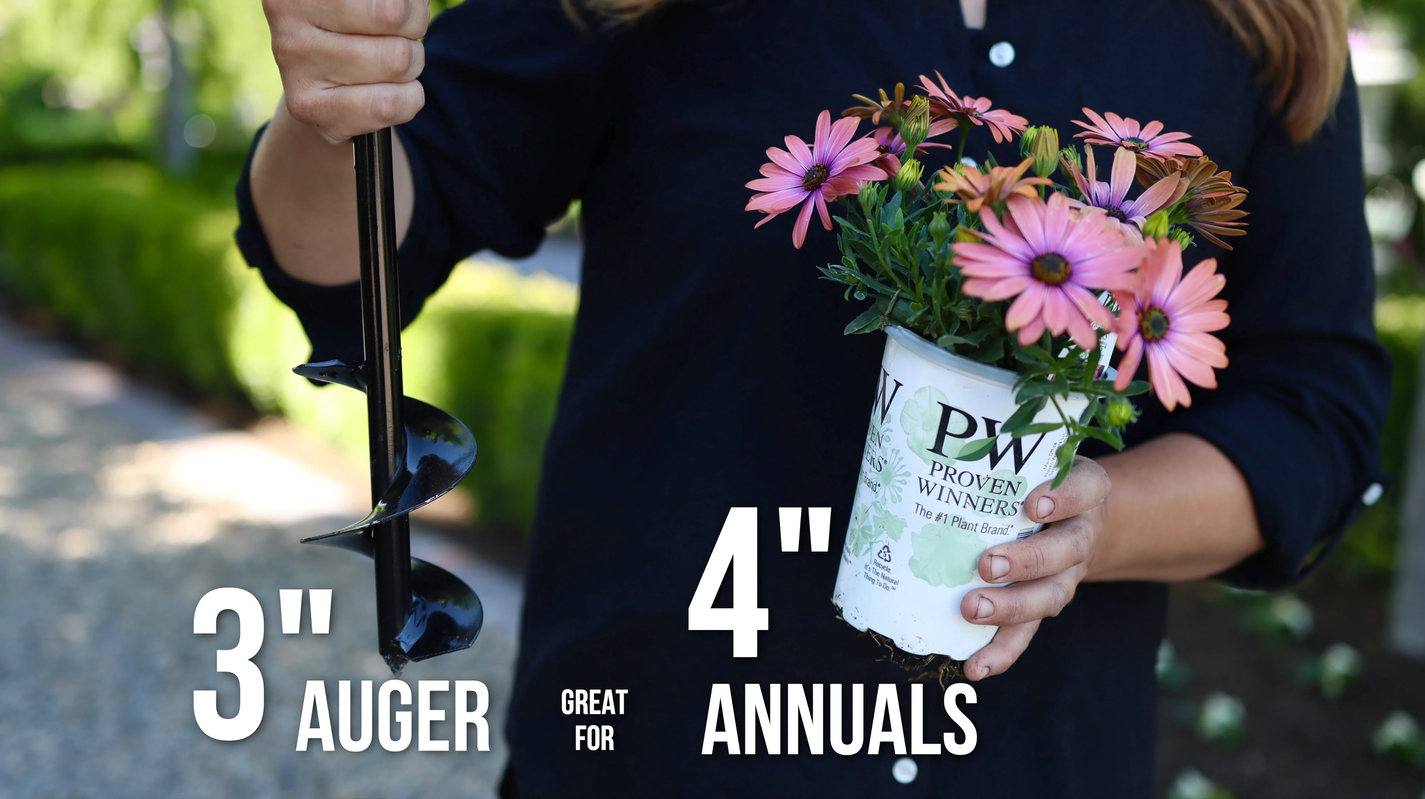Garden Answer Auger Set (3" & 7") - Image 3