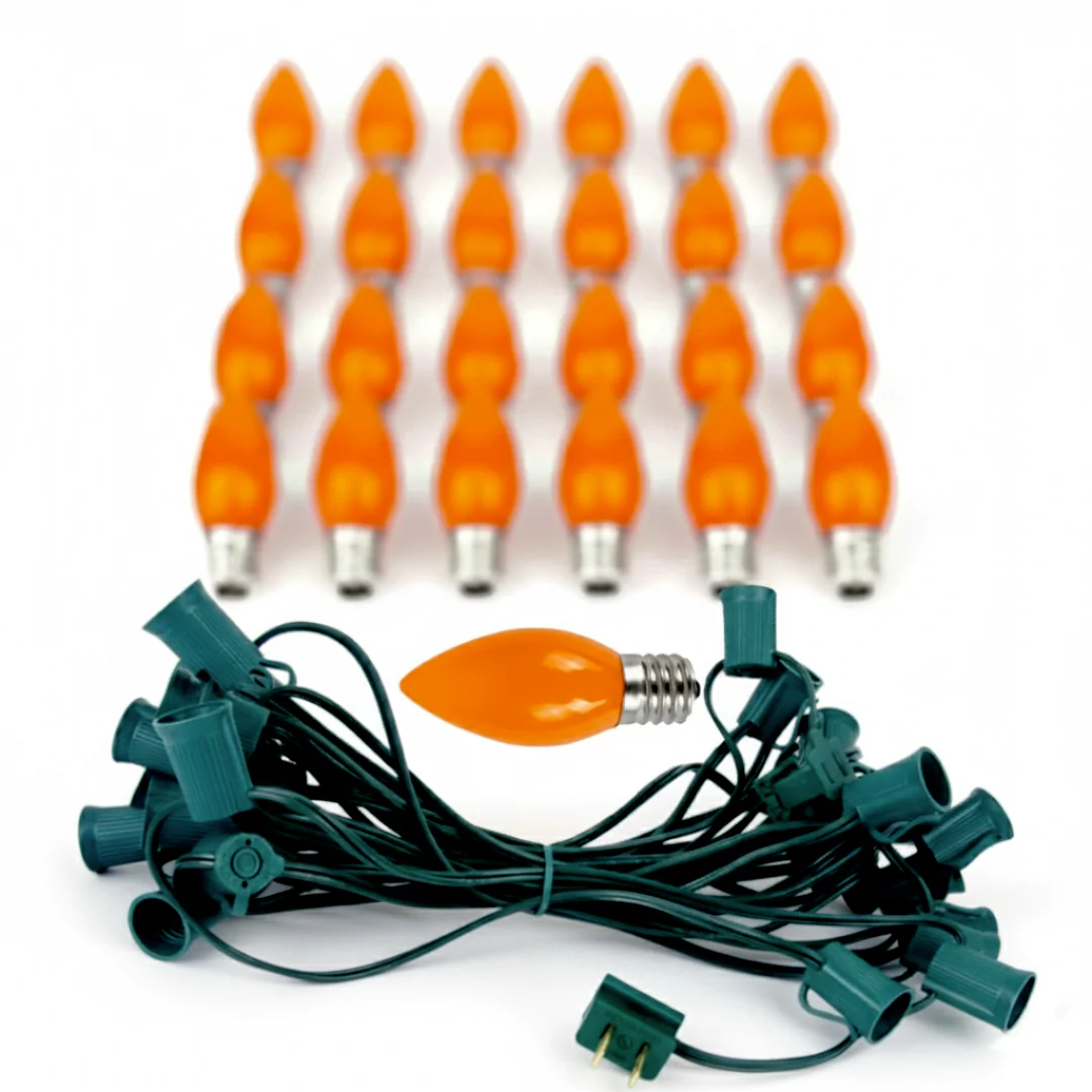 Shatterproof C9 Bulbs LED Opaque String Light (25 Feet) - Image 4