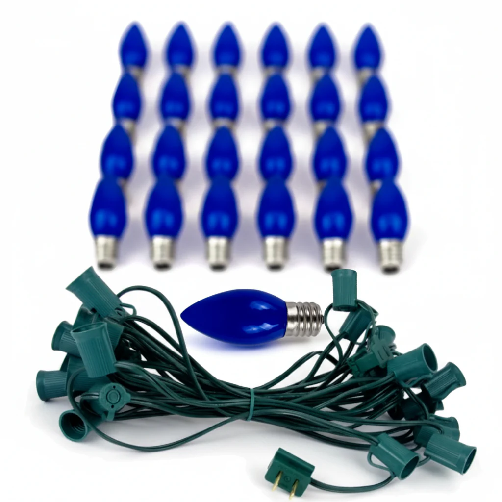 Shatterproof C9 Bulbs LED Opaque String Light (25 Feet) - Image 7