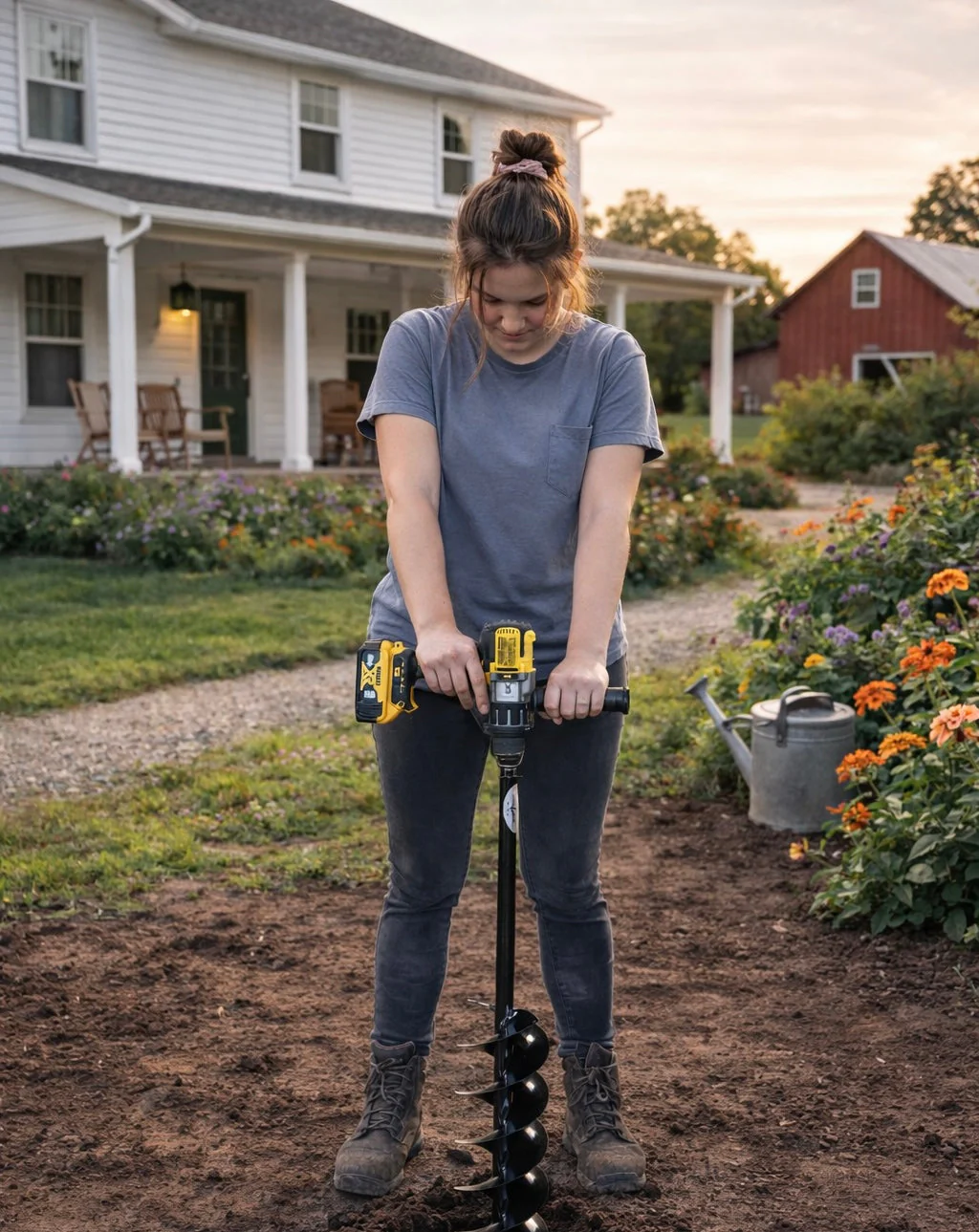 Power Planter Quart Pot Landscaping Auger (5” x 28”) - Image 6